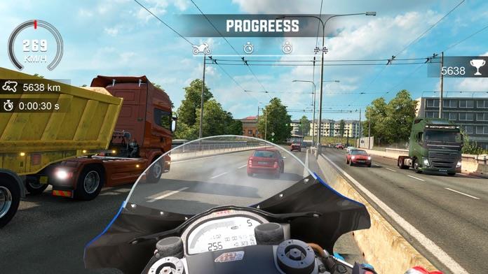 狂热摩托:暴力摩托车模拟驾驶赛车游戏