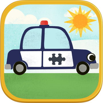 儿童汽车游戏：车高清拼图 - 对于教育
