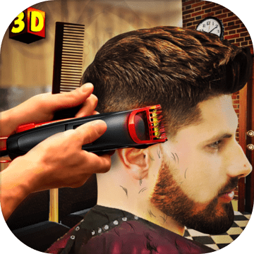 理发店美发沙龙疯狂的头发切割游戏3D